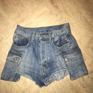 Carmar jean cargo shorts